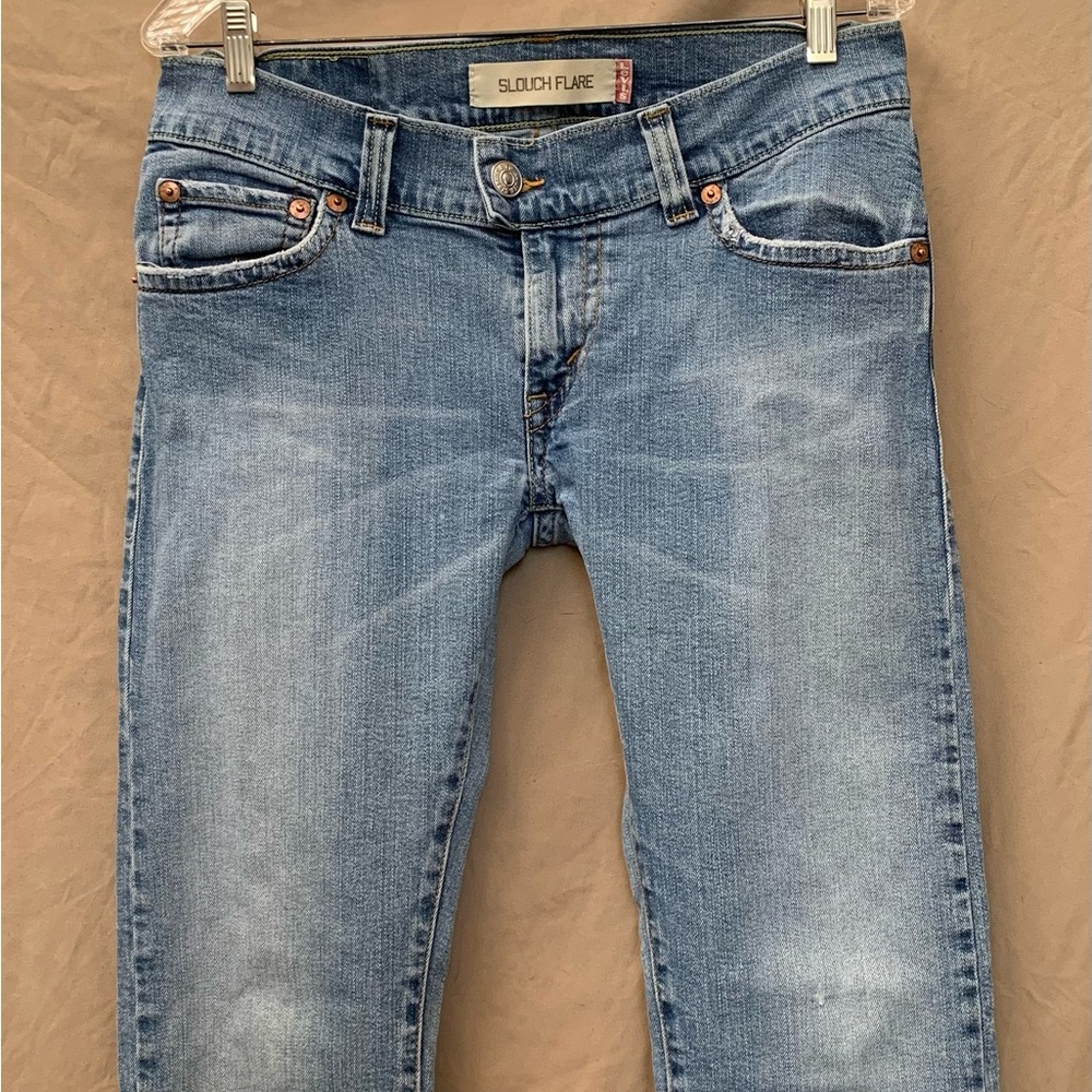 VTG Levis 504 Slouch Flare Jeans Size 11 / 33 waist